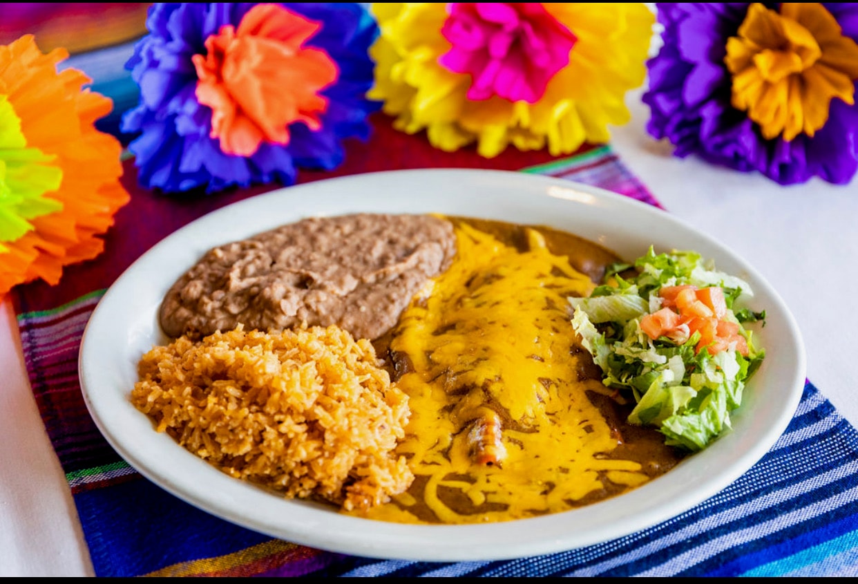 Cheese Enchiladas Plate