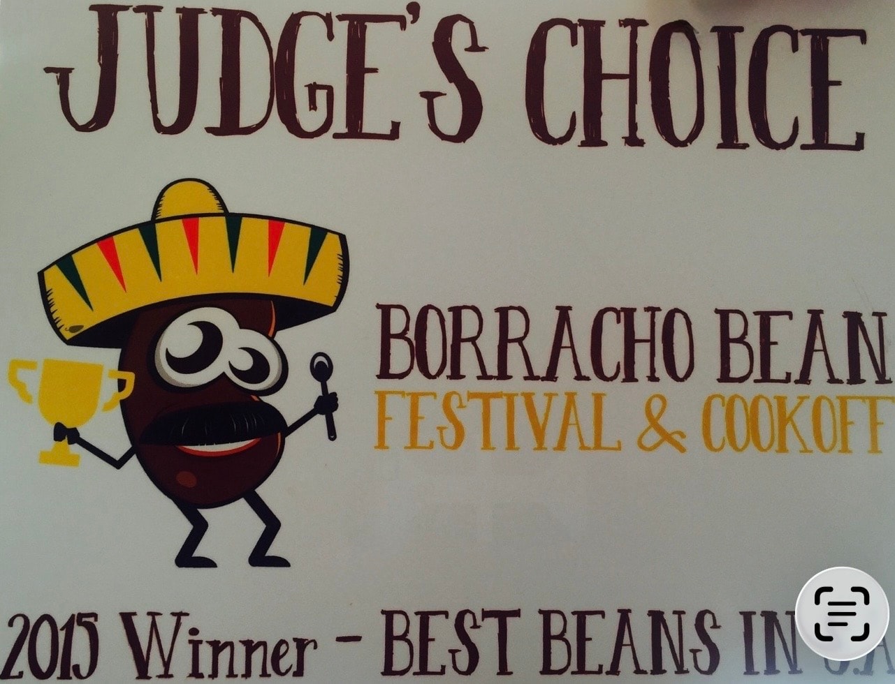 Judge's Choice — Borracho Bean Festival & Cookoff 2015 Best Beans in SA